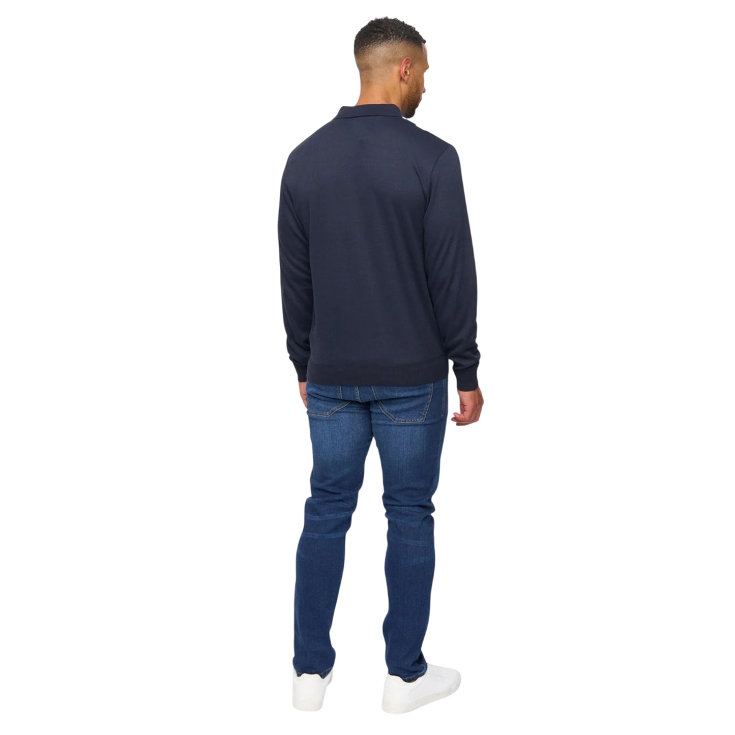 Navy-White - Lifestyle - Bewley & Ritch Mens Stalwart Polo Shirt