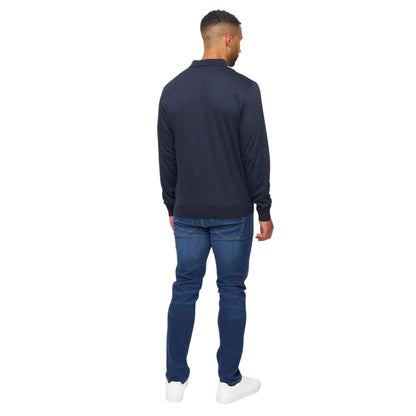 Navy-White - Lifestyle - Bewley & Ritch Mens Stalwart Polo Shirt
