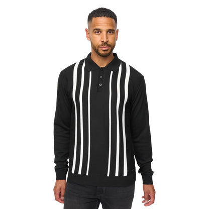 Black-White - Front - Bewley & Ritch Mens Stalwart Polo Shirt