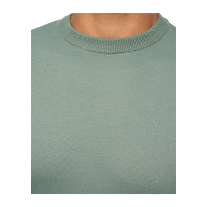 Olive - Side - Bewley & Ritch Mens Pepston Crew Neck Jumper