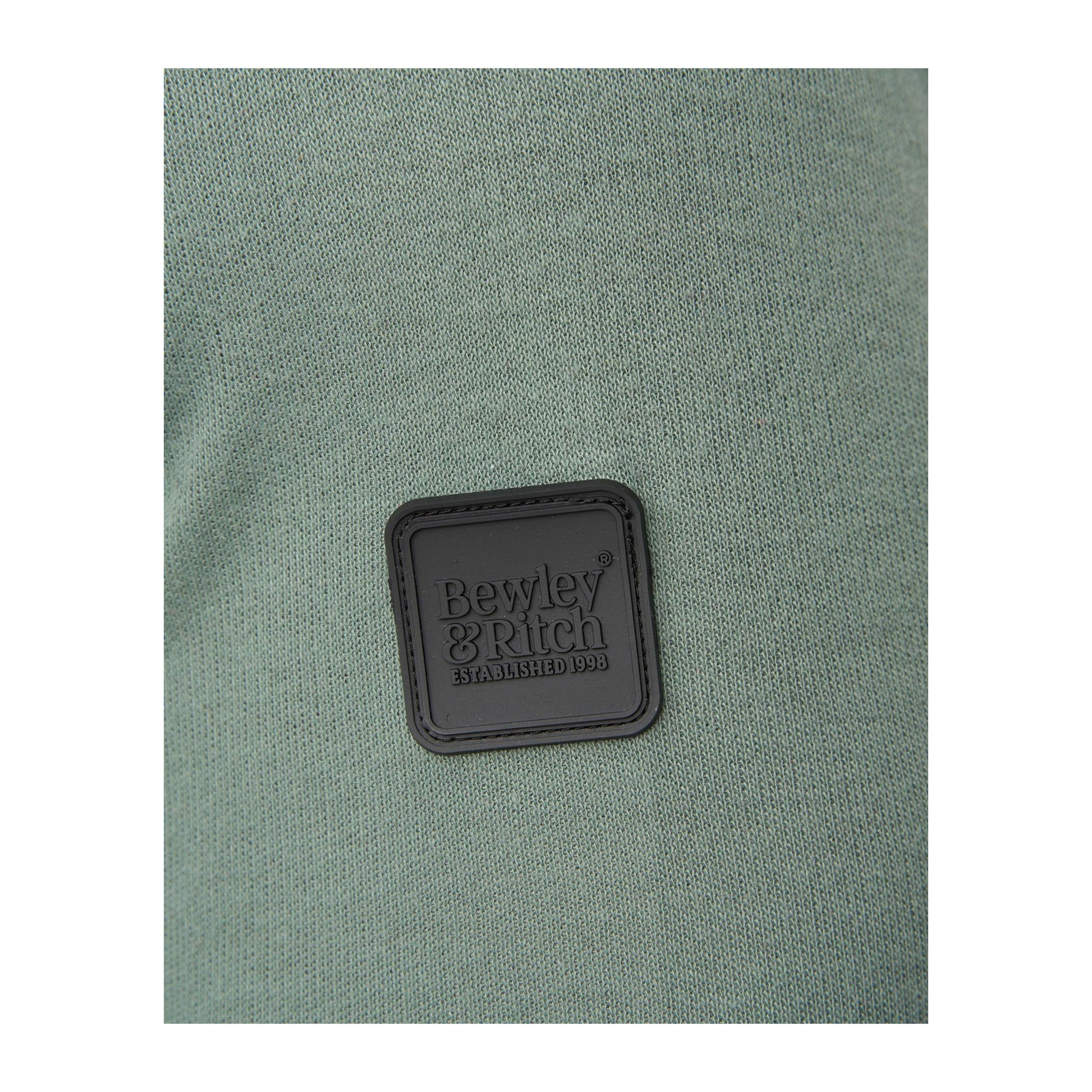 Olive - Lifestyle - Bewley & Ritch Mens Pepston Crew Neck Jumper