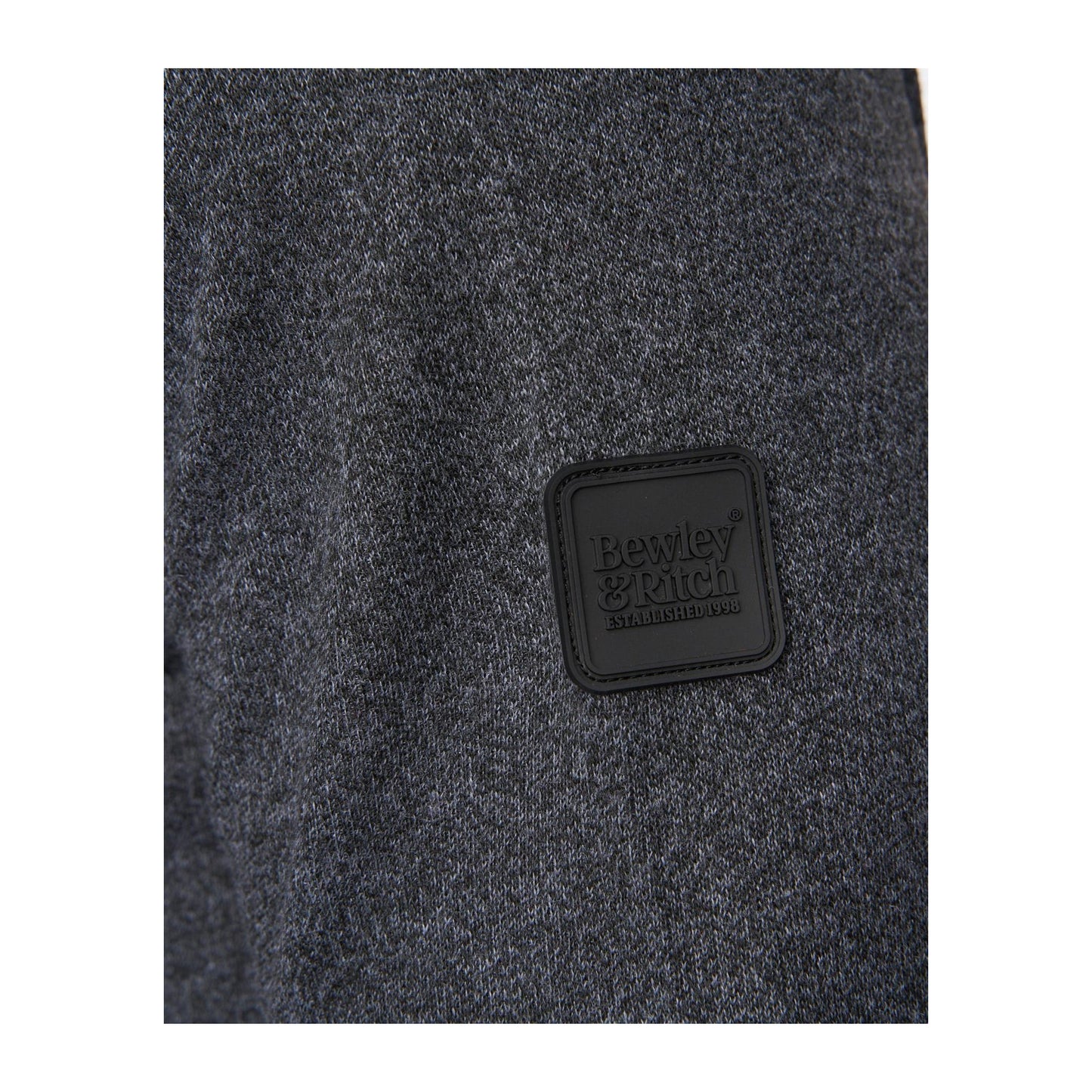 Black Marl - Lifestyle - Bewley & Ritch Mens Pepston Crew Neck Jumper