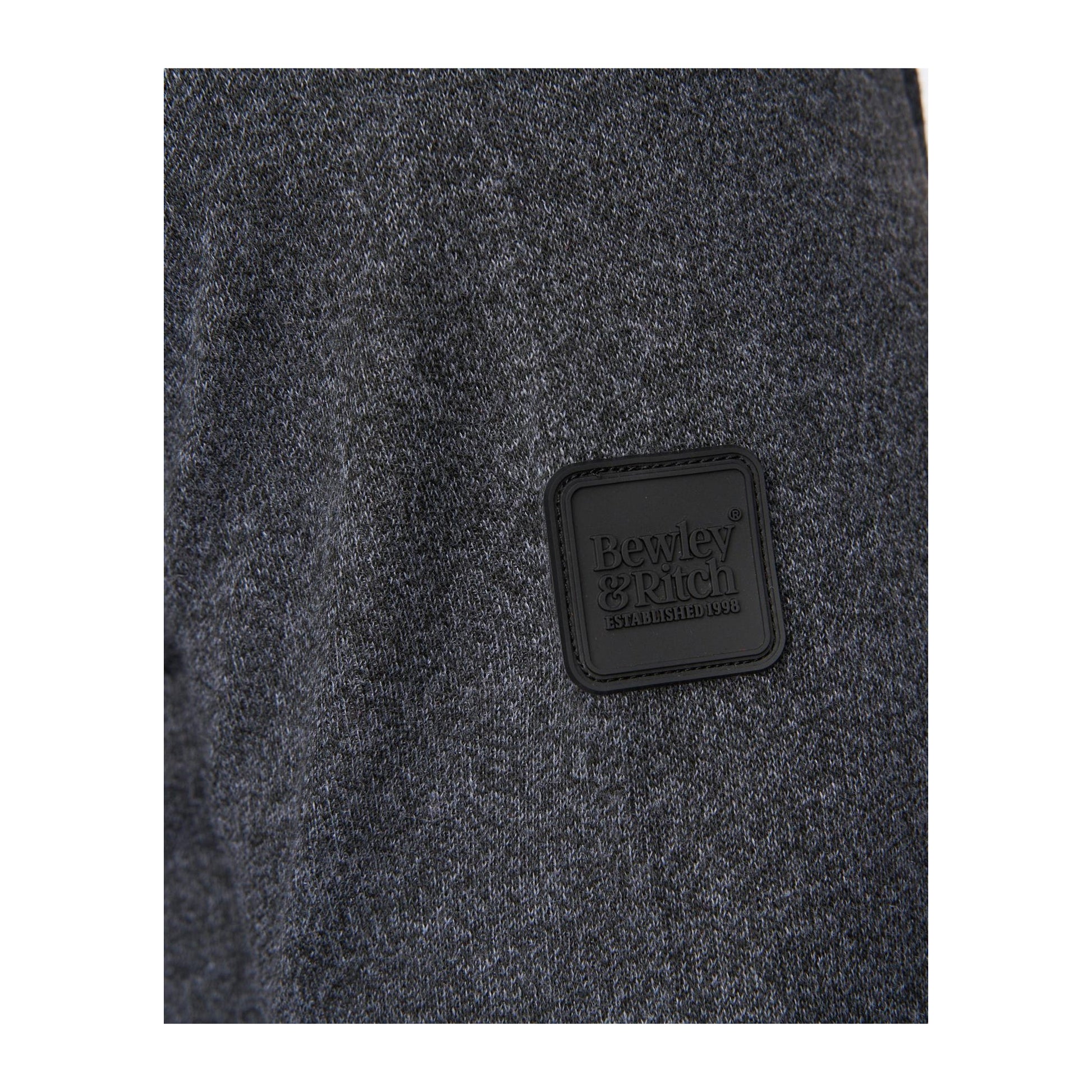 Black Marl - Lifestyle - Bewley & Ritch Mens Pepston Crew Neck Jumper