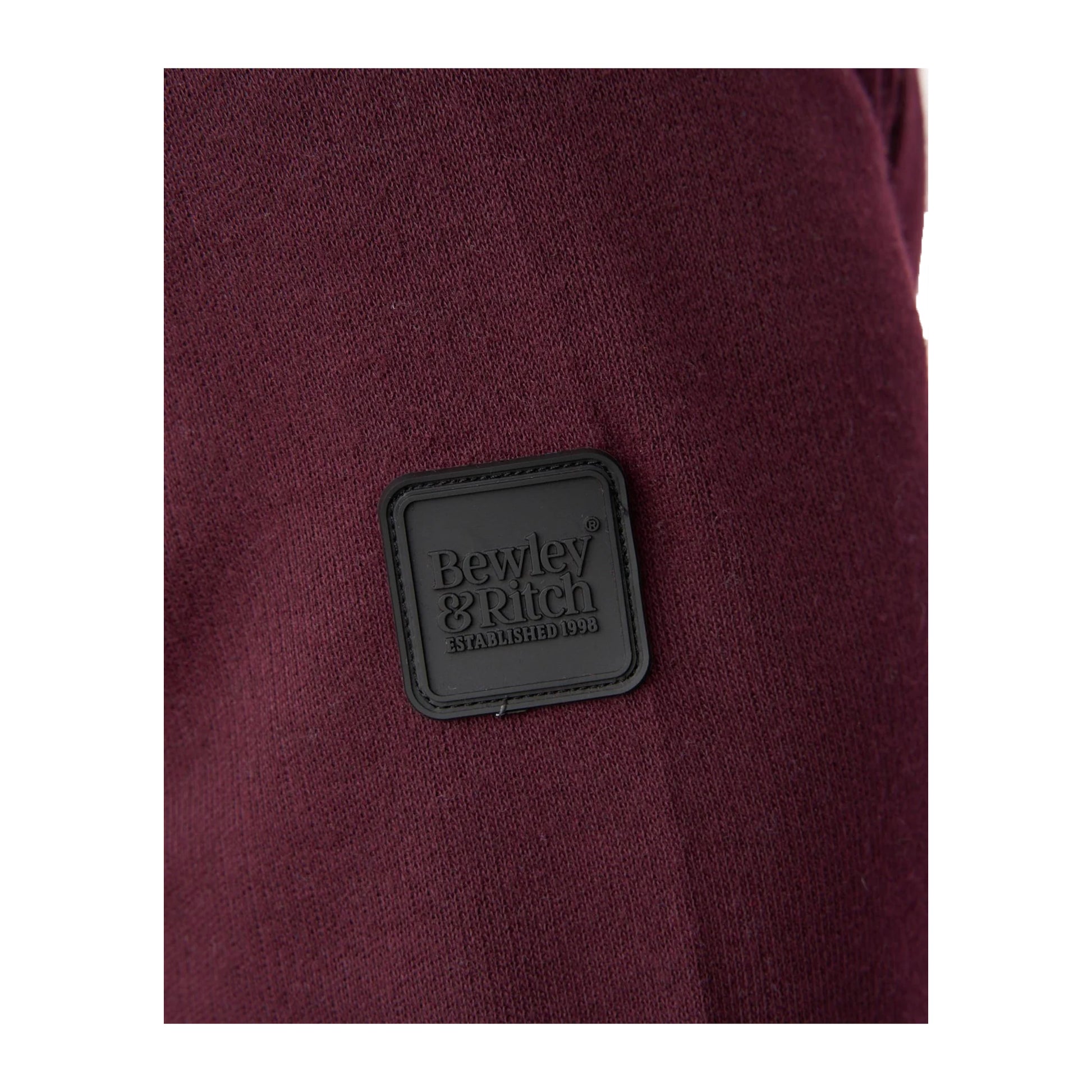Burgundy Marl - Lifestyle - Bewley & Ritch Mens Pepston Crew Neck Jumper