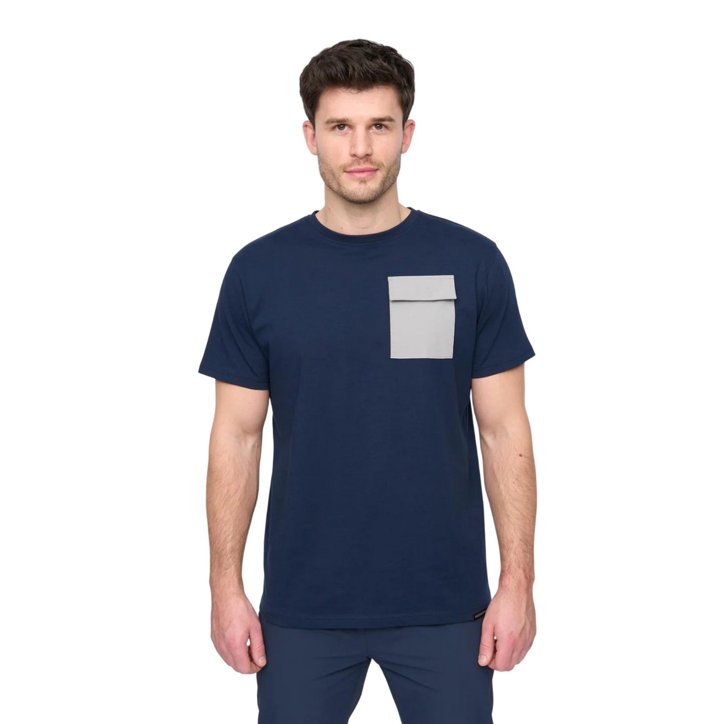 Navy - Front - Duck and Cover Mens Limatar T-Shirt