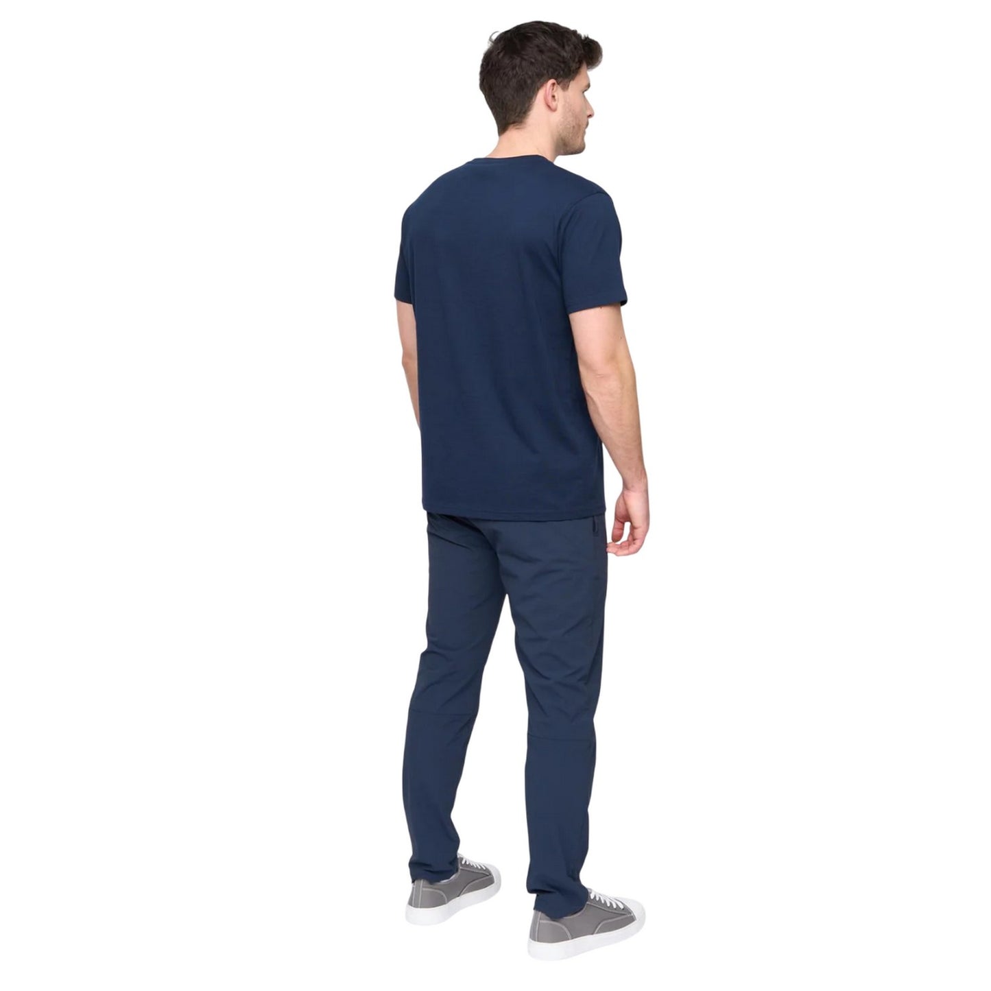 Navy - Back - Duck and Cover Mens Limatar T-Shirt