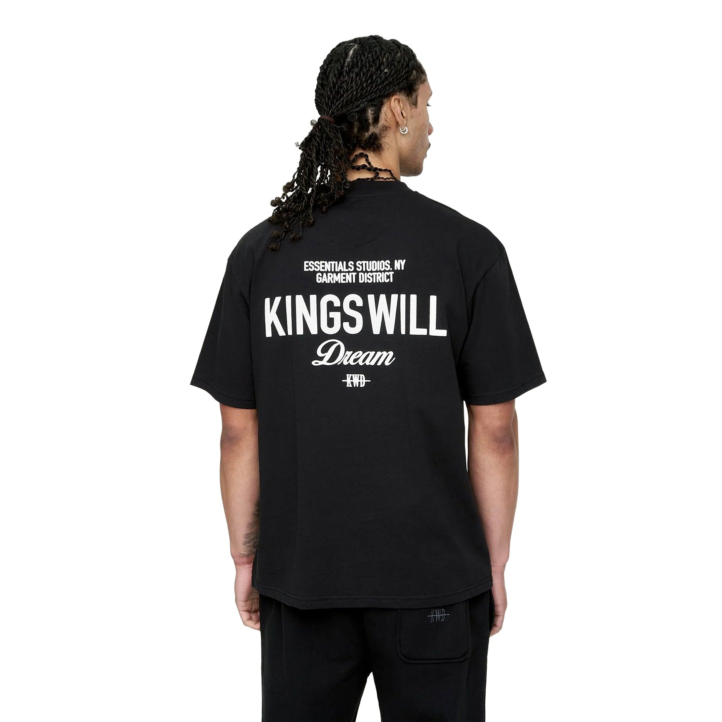Black - Back - Kings Will Dream Mens Studio Garment District T-Shirt
