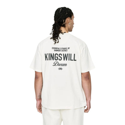 White - Back - Kings Will Dream Mens Studio Garment District T-Shirt
