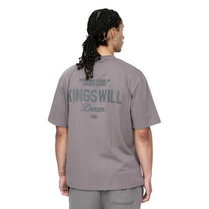 Grey - Back - Kings Will Dream Mens Studio Garment District T-Shirt