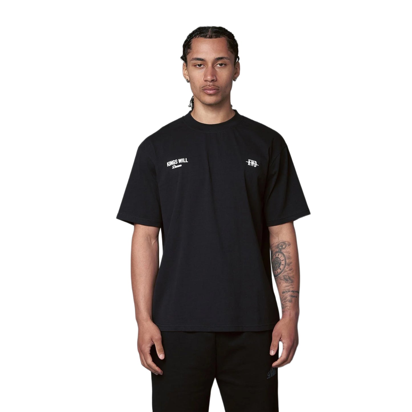 Black - Front - Kings Will Dream Mens Studio Garment District T-Shirt