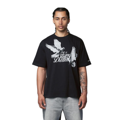 Black - Front - Kings Will Dream Mens Studio High Flying Doves T-Shirt