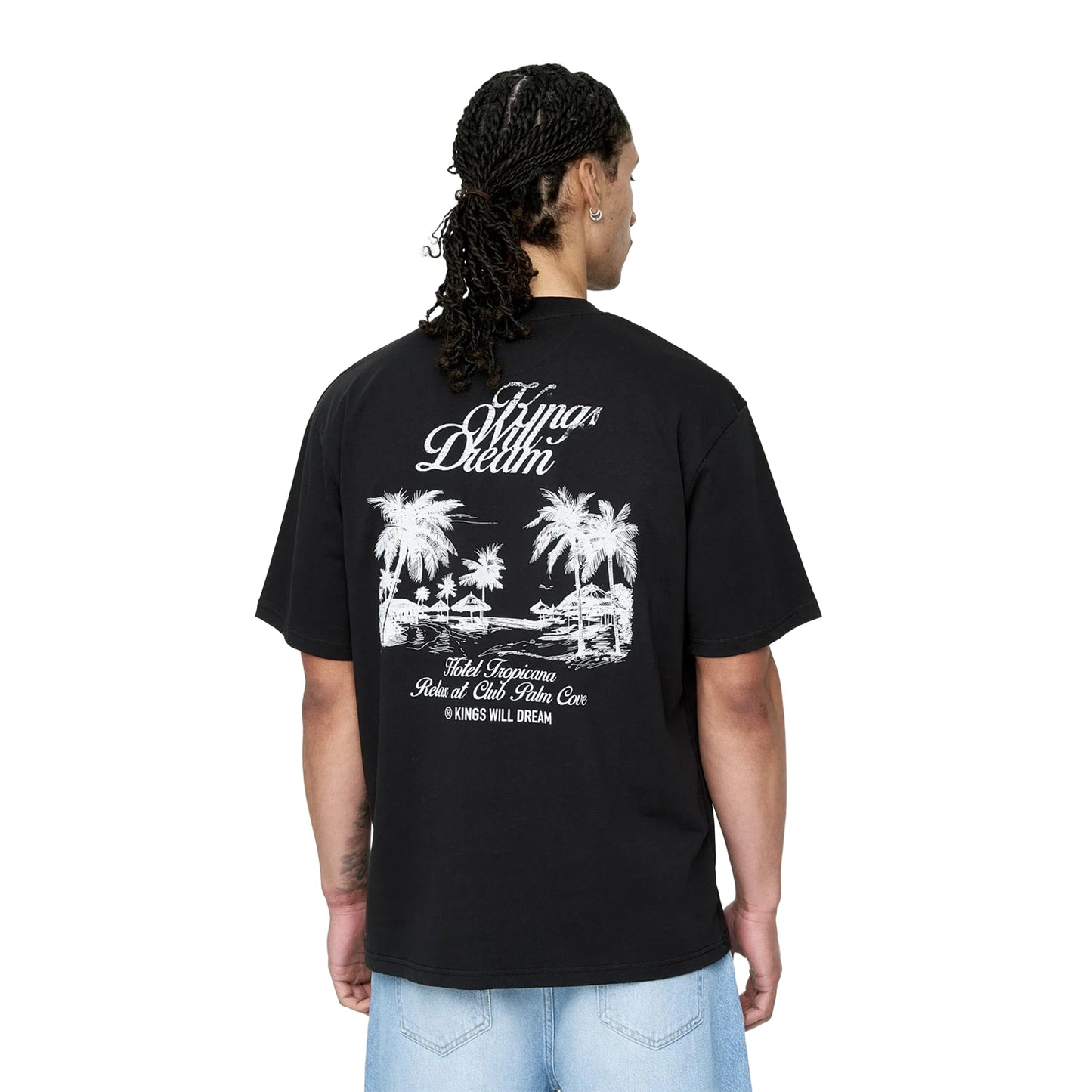 Black - Back - Kings Will Dream Mens Studio Hotel Tropicana T-Shirt