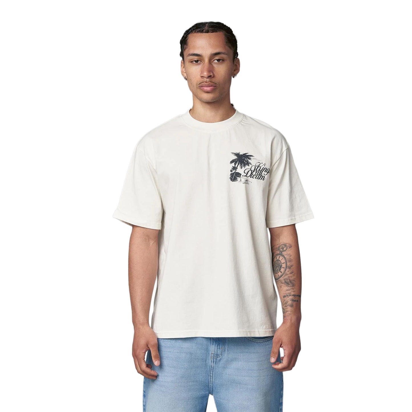 White - Front - Kings Will Dream Mens Studio Hotel Tropicana T-Shirt