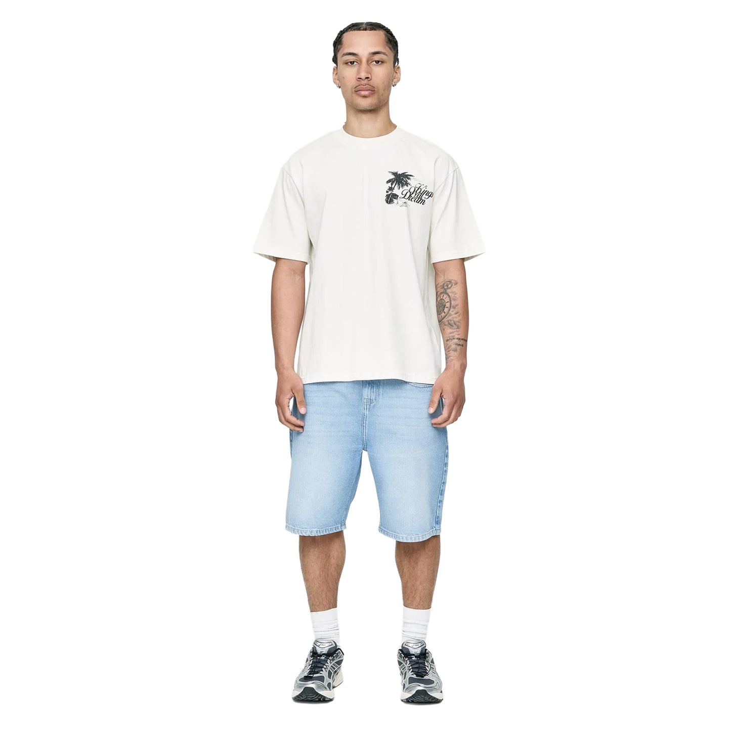 White - Side - Kings Will Dream Mens Studio Hotel Tropicana T-Shirt