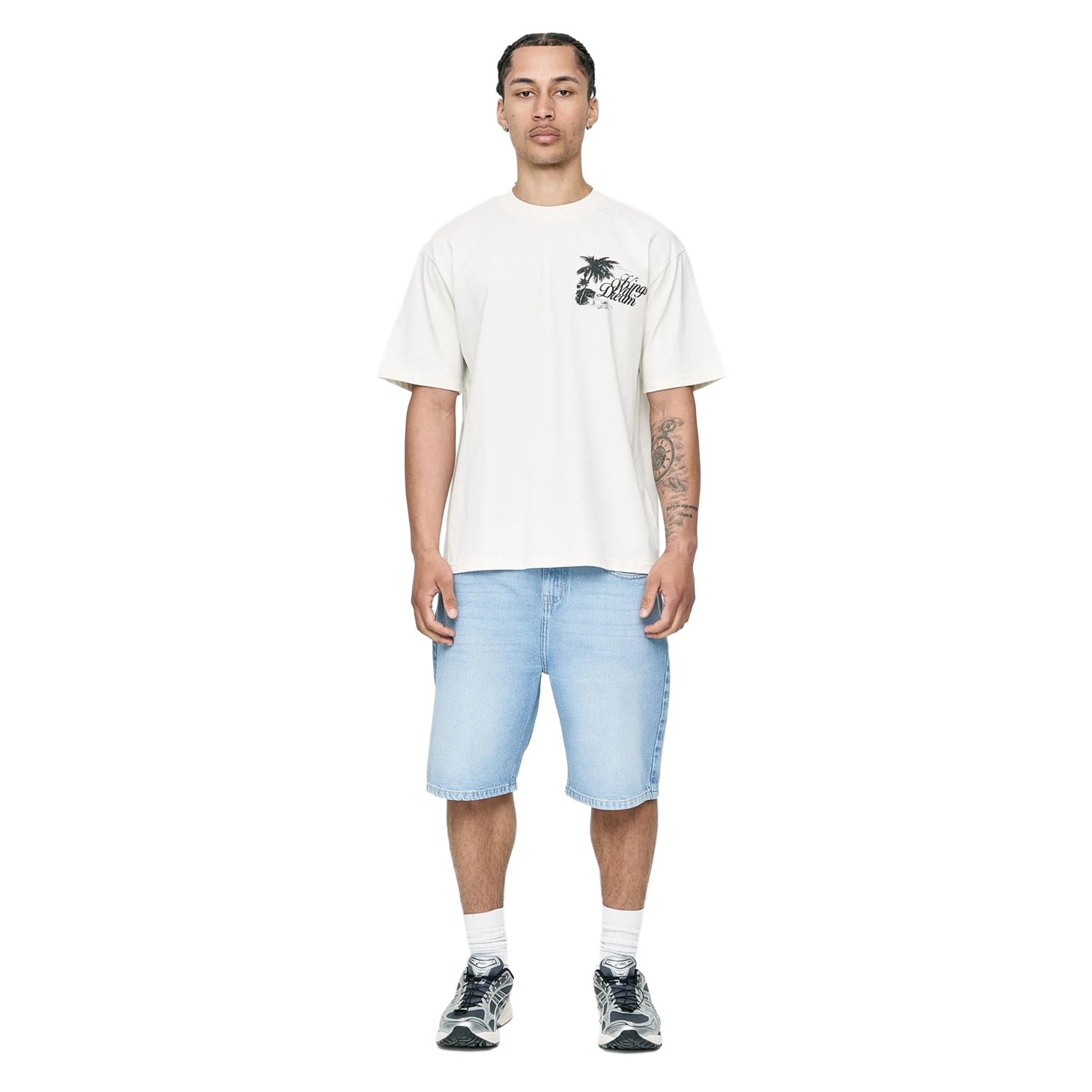 White - Side - Kings Will Dream Mens Studio Hotel Tropicana T-Shirt