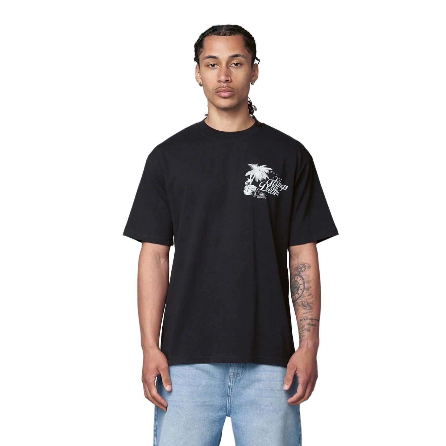 Black - Front - Kings Will Dream Mens Studio Hotel Tropicana T-Shirt
