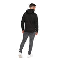 Black - Back - Duck And Cover Mens Addax Hoodie
