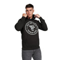 Black - Side - Duck And Cover Mens Addax Hoodie
