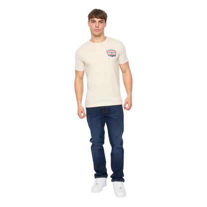 Off White - Pack Shot - Crosshatch Mens Motocross T-Shirt