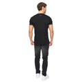 Black - Back - Crosshatch Mens Lamtopi T-Shirt