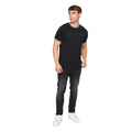 Black - Pack Shot - Crosshatch Mens Lamtopi T-Shirt