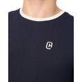 Navy - Side - Crosshatch Mens Lamtopi T-Shirt