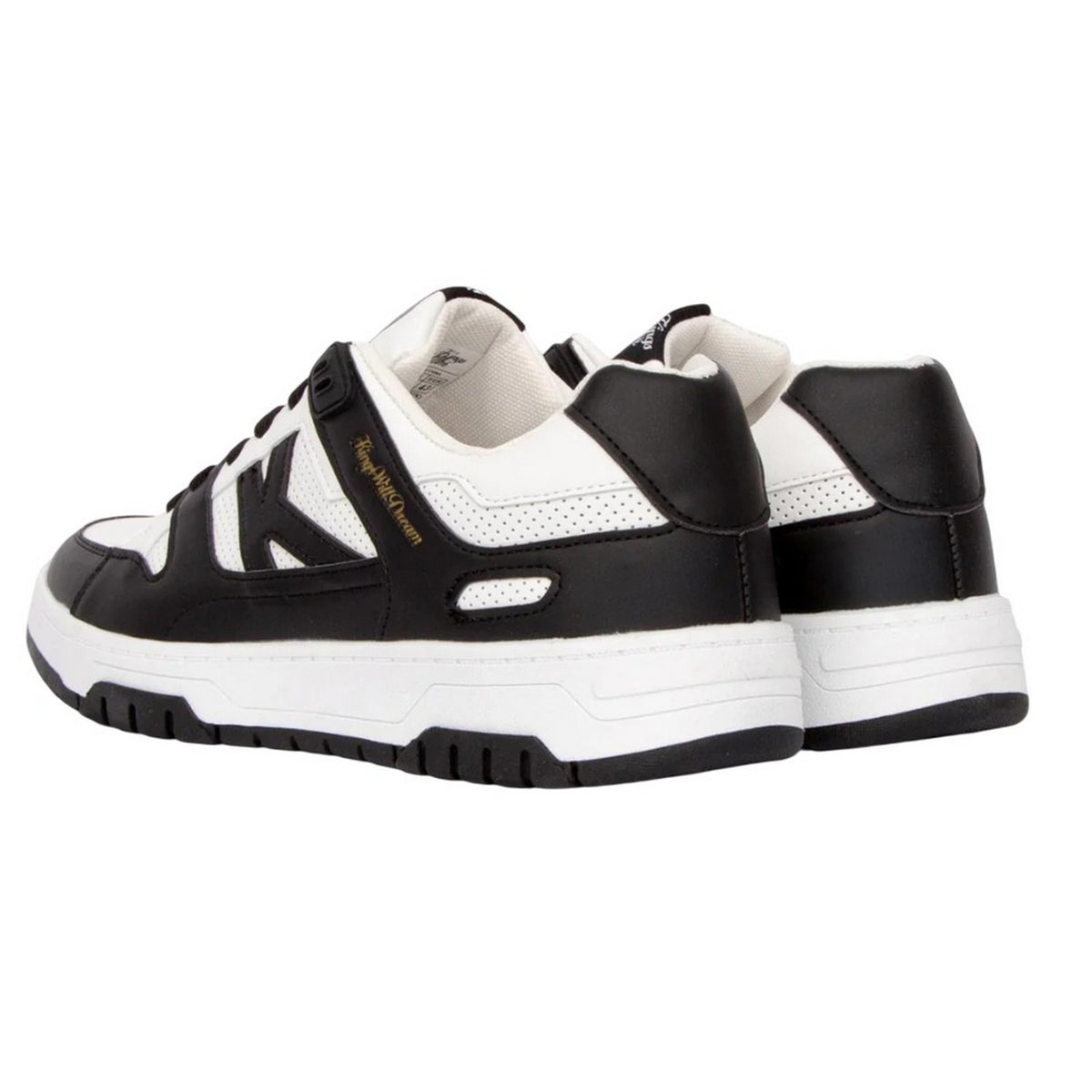 Black-White - Back - Kings Will Dream Mens Studio Kay Skater Trainers