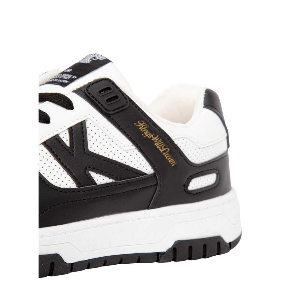 Black-White - Side - Kings Will Dream Mens Studio Kay Skater Trainers