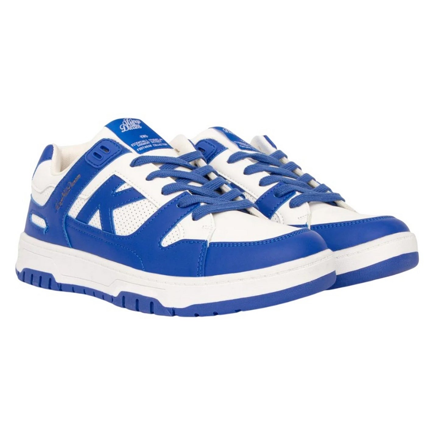 Blue-White - Front - Kings Will Dream Mens Studio Kay Skater Trainers