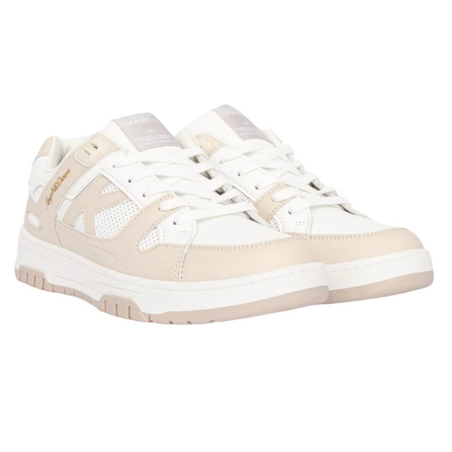 White - Front - Kings Will Dream Mens Studio Kay Skater Trainers