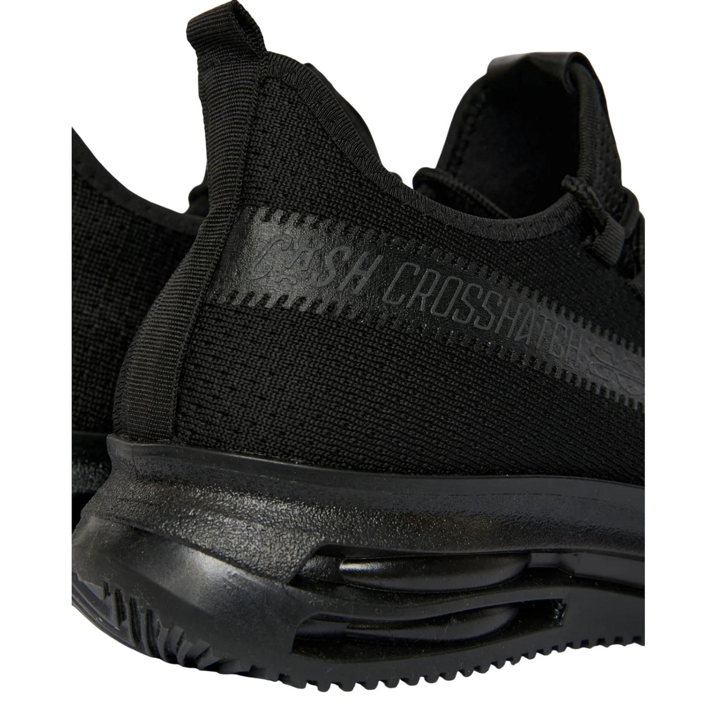 Black - Side - Crosshatch Mens Matfen Flyknit Trainers