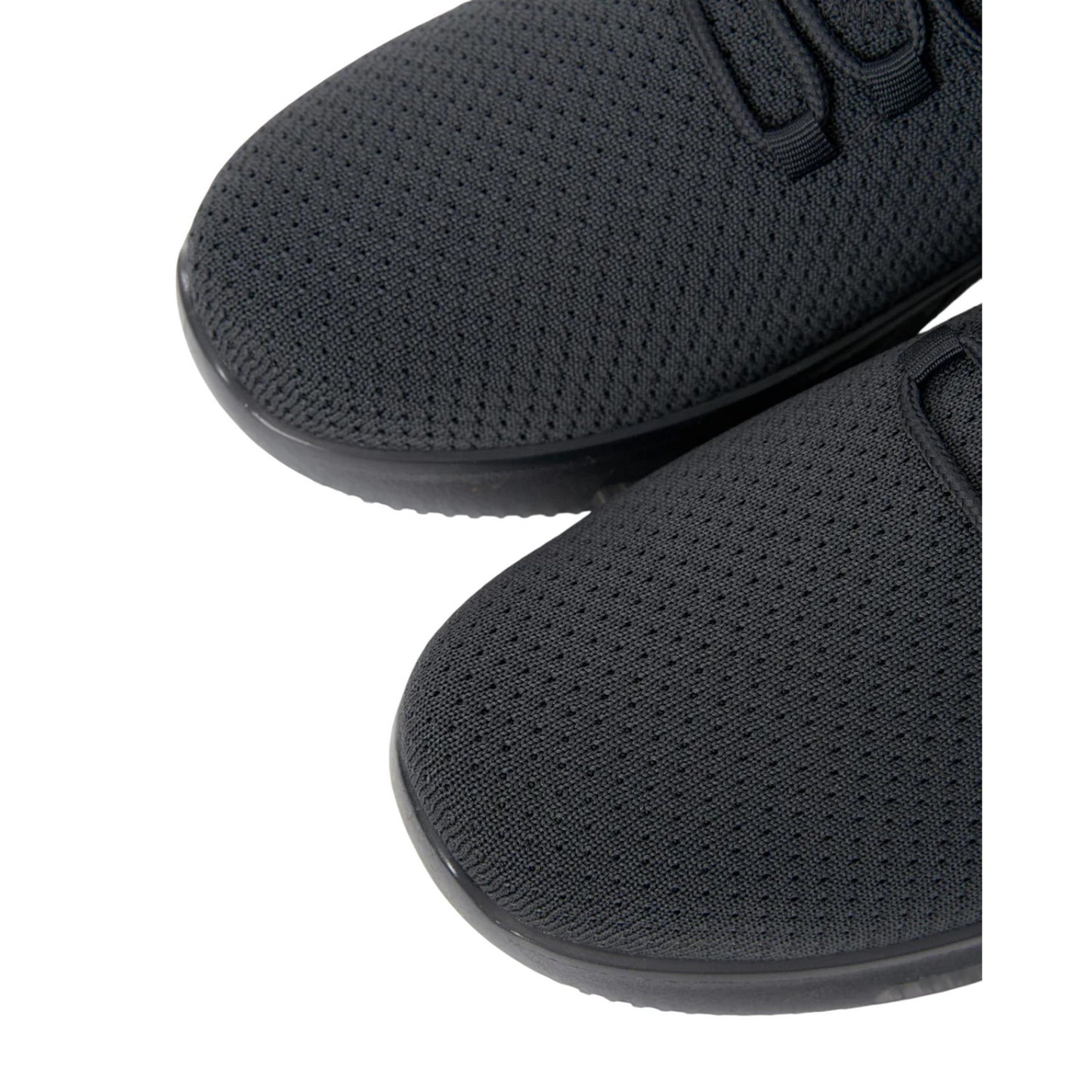 Grey - Side - Crosshatch Mens Matfen Flyknit Trainers