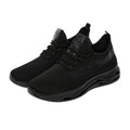 Black - Front - Crosshatch Mens Matfen Flyknit Trainers
