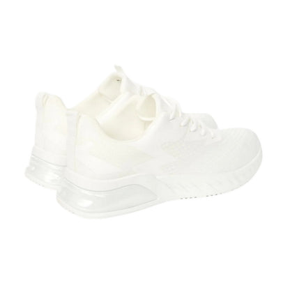 White - Back - Crosshatch Mens Earsdon Flyknit Trainers