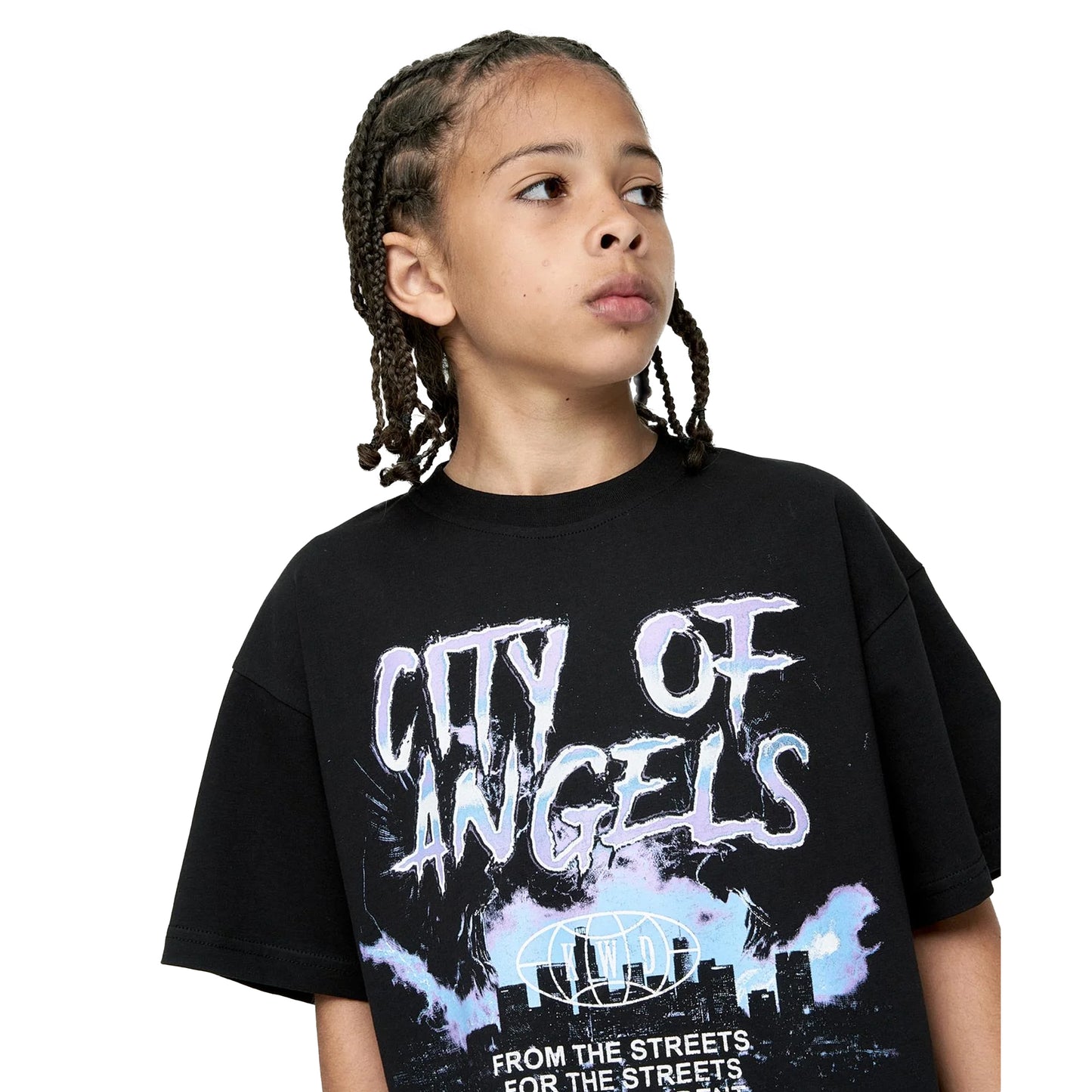 Black - Side - Kings Will Dream Boys Studio Angel City T-Shirt