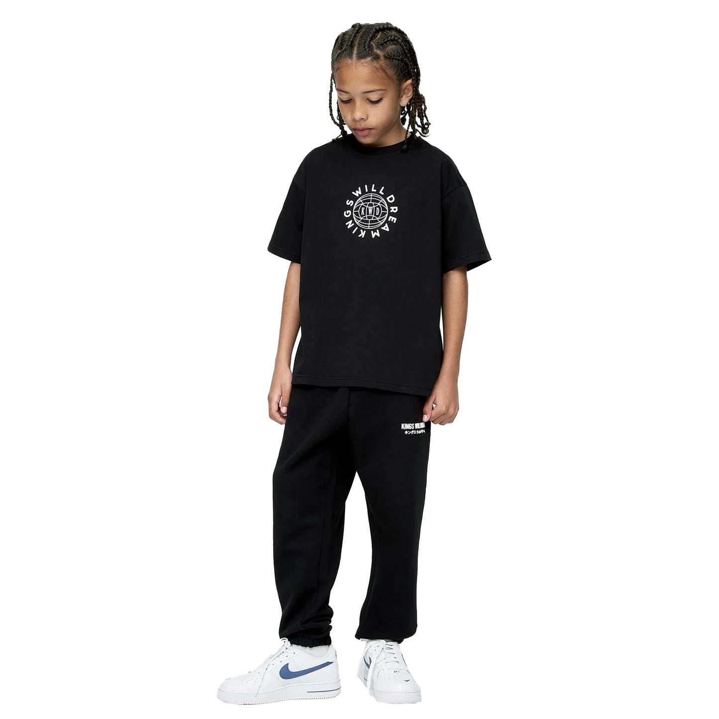 Black - Lifestyle - Kings Will Dream Boys Studio Globalise T-Shirt