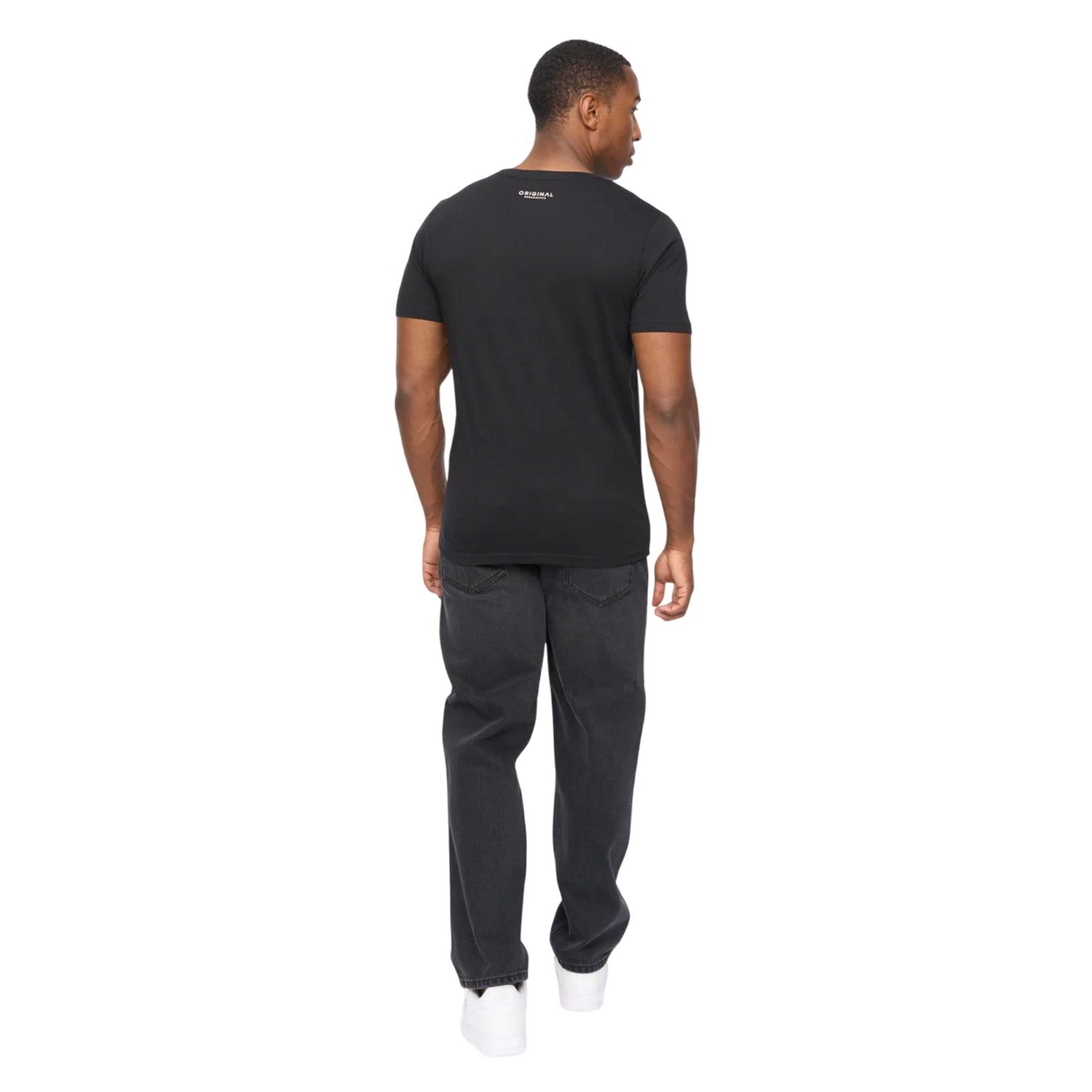 Black - Back - Crosshatch Mens Traptons T-Shirt