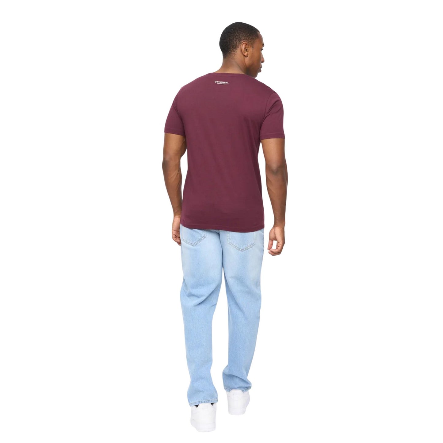 Rum Raisin - Back - Crosshatch Mens Traptons T-Shirt
