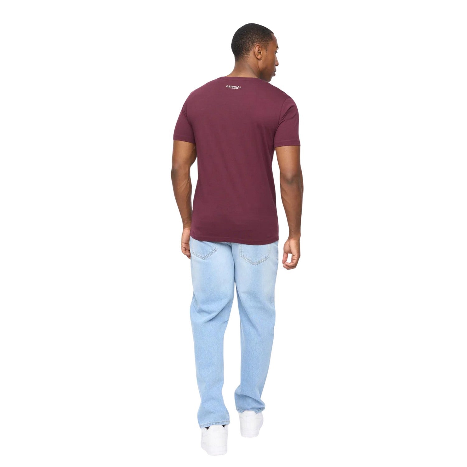 Rum Raisin - Back - Crosshatch Mens Traptons T-Shirt