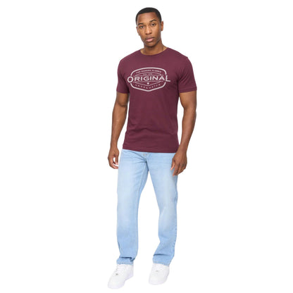 Rum Raisin - Pack Shot - Crosshatch Mens Traptons T-Shirt