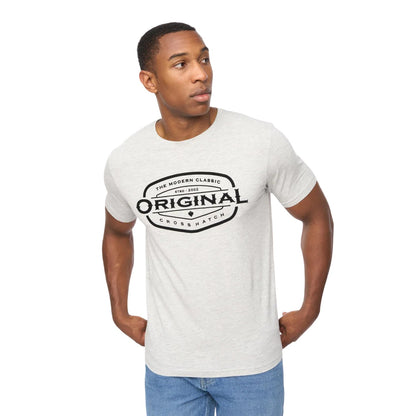 Grey Marl - Lifestyle - Crosshatch Mens Traptons T-Shirt