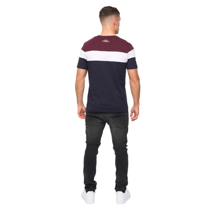 Rum Raisin - Lifestyle - Crosshatch Mens Pattermay T-Shirt