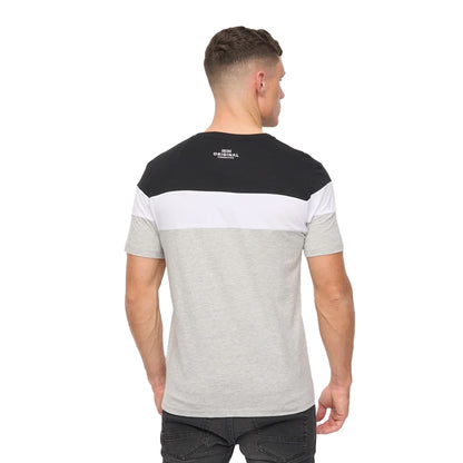 Black - Back - Crosshatch Mens Pattermay T-Shirt