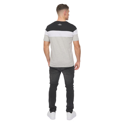 Black - Lifestyle - Crosshatch Mens Pattermay T-Shirt