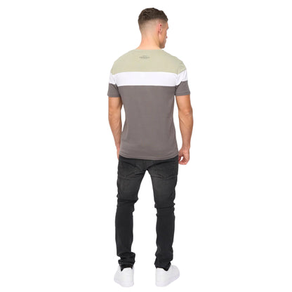 Light Olive - Lifestyle - Crosshatch Mens Pattermay T-Shirt