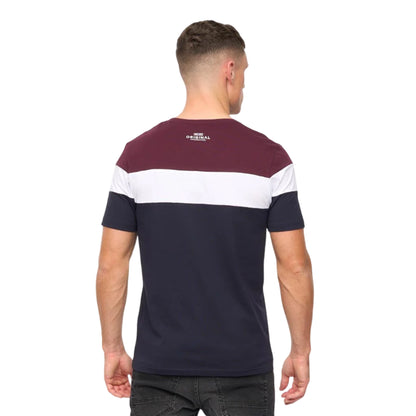 Rum Raisin - Back - Crosshatch Mens Pattermay T-Shirt