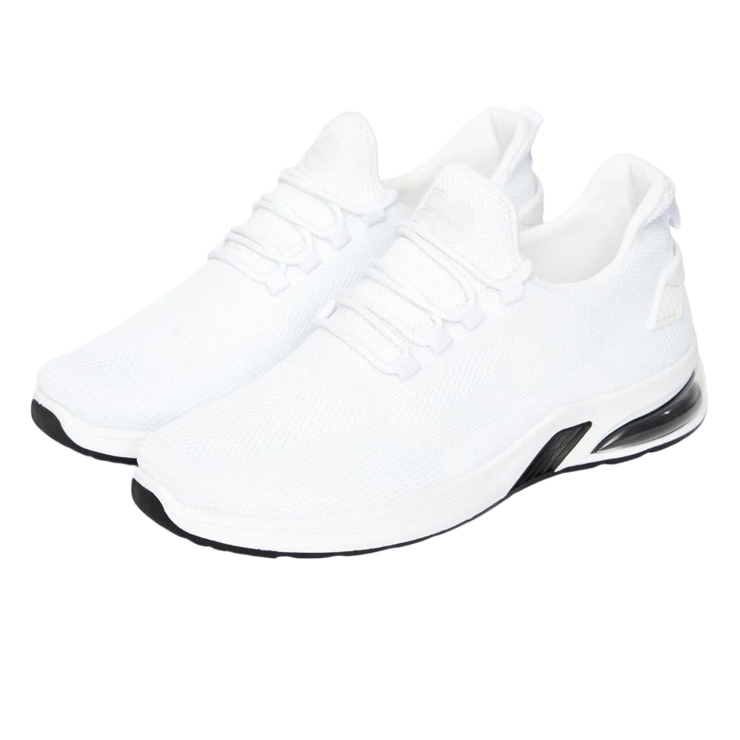 White - Front - Crosshatch Mens Sandholt Trainers