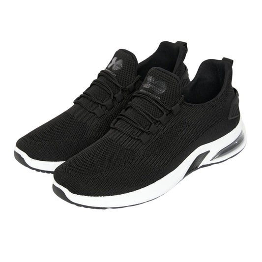 Black - Front - Crosshatch Mens Sandholt Trainers