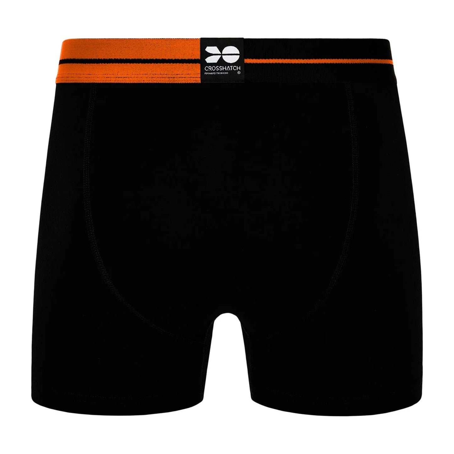 Red-Orange - Back - Crosshatch Mens Dumas Boxer Shorts (Pack of 3)