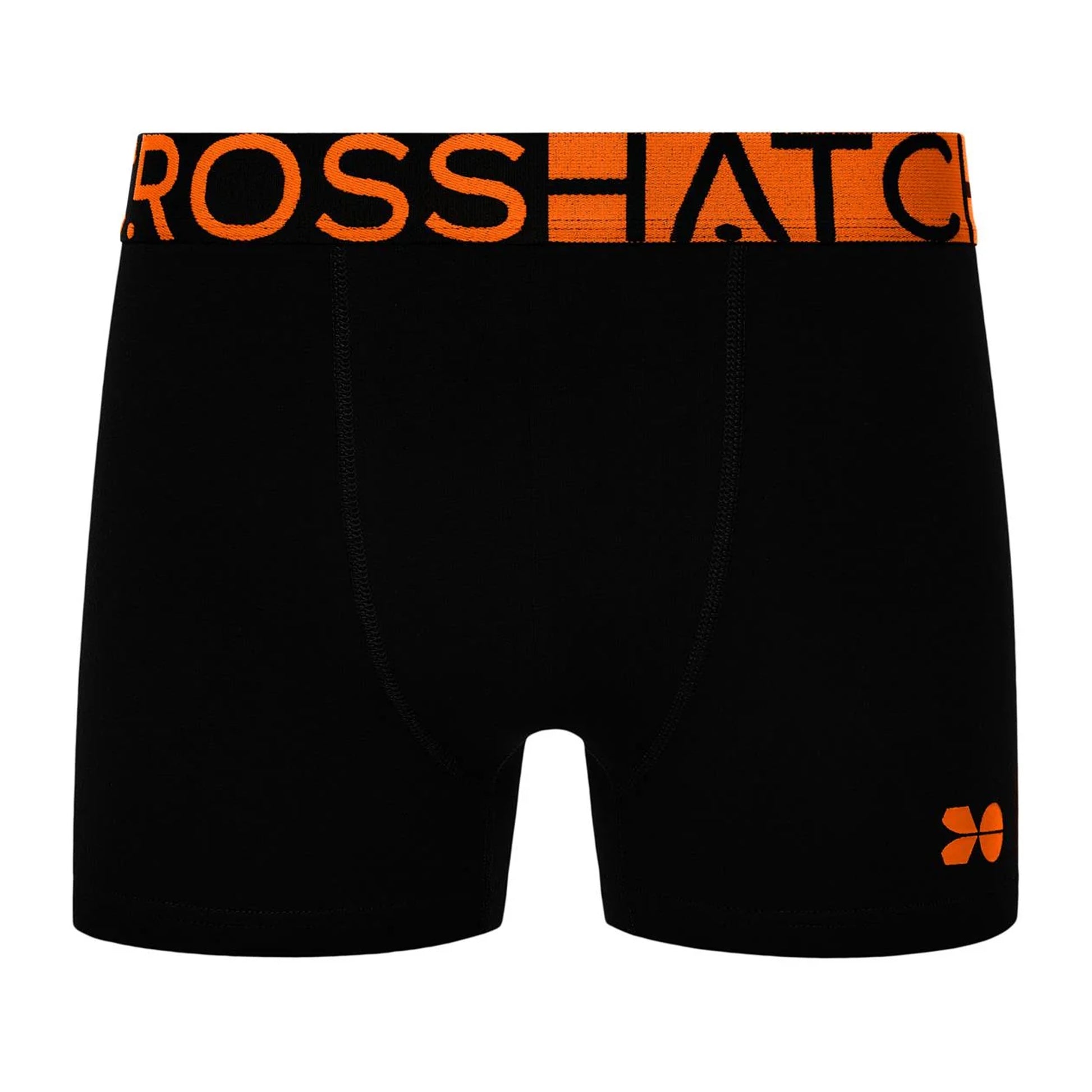 Red-Orange - Side - Crosshatch Mens Dumas Boxer Shorts (Pack of 3)